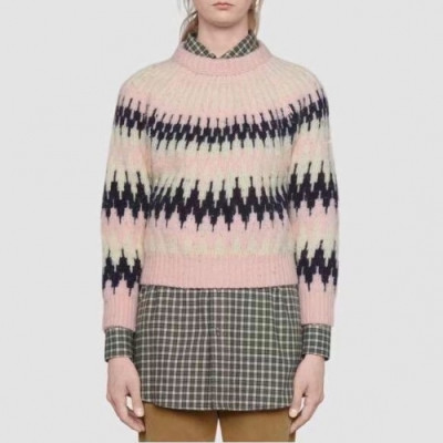 [구찌]Gucci 2020 Womens Logo Crew-neck Sweaters - 구찌 2020 여성 로고 크루넥 스웨터 Guc03334x.Size(xs - l).핑크