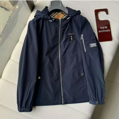 [버버리]Burberry 2024 Mens Classic Casual Jackets - 버버리 2024 남성 클래식 캐쥬얼 자켓 Bur03577x.Size(m - 3xl).네이비