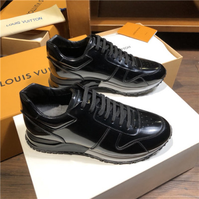 Louis Vuitton 2020 Men's Leather Sneakers - 루이비통 2020 남성용 레더 스니커즈,Size(240-270),LOUS1648,블랙