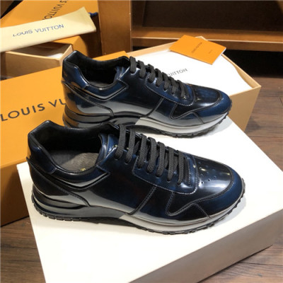 Louis Vuitton 2020 Men's Leather Sneakers - 루이비통 2020 남성용 레더 스니커즈,Size(240-270),LOUS1650,네이비