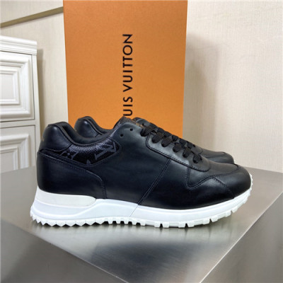 Louis Vuitton 2020 Men's Leather Sneakers - 루이비통 2020 남성용 레더 스니커즈,Size(240-270),LOUS1674,블랙