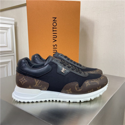Louis Vuitton 2020 Men's Leather Sneakers - 루이비통 2020 남성용 레더 스니커즈,Size(240-270),LOUS1681,블랙