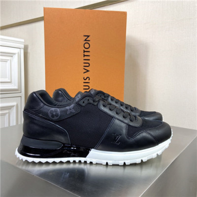 Louis Vuitton 2020 Men's Leather Sneakers - 루이비통 2020 남성용 레더 스니커즈,Size(240-270),LOUS1683,블랙