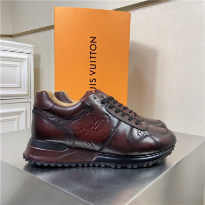 Louis Vuitton 2020 Men's Leather Sneakers - 루이비통 2020 남성용 레더 스니커즈,Size(240-270),LOUS1686,브라운