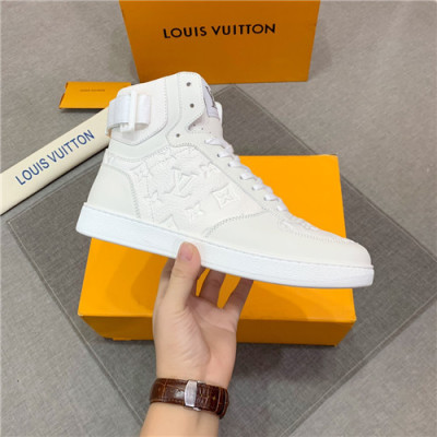 Louis Vuitton 2020 Men's Leather Sneakers - 루이비통 2020 남성용 레더 스니커즈,Size(240-270),LOUS1694,화이트