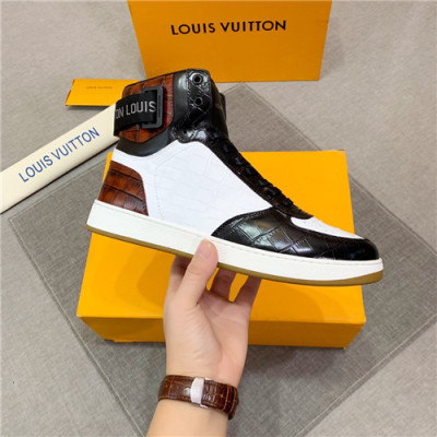 Louis Vuitton 2020 Men's Leather Sneakers - 루이비통 2020 남성용 레더 스니커즈,Size(240-270),LOUS1696,화이트