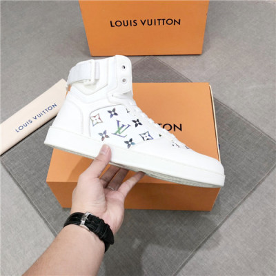 Louis Vuitton 2020 Men's Leather Sneakers - 루이비통 2020 남성용 레더 스니커즈,Size(240-270),LOUS1702,화이트