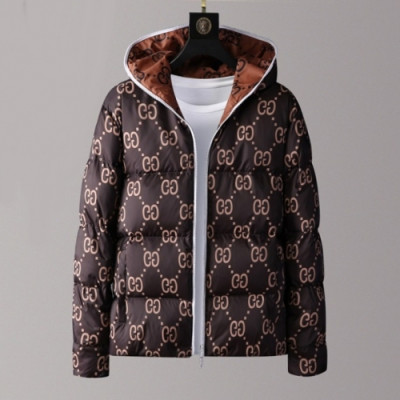 [구찌]Gucci 2020 Mens Logo Casual Duck Down Padding - 구찌 2021 남성 로고 캐쥬얼 덕다운 양면 패딩 Guc03338x.Size(m - 2xl).브라운