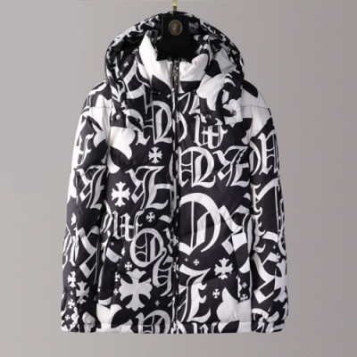 [크롬하츠]Chrome Hearts 2021 Mens Logo Casual Duck Down Padding - 크롬하츠 2021 남성 로고 캐쥬얼 덕다운 패딩 Chr0324x.Size(m - 2xl).블랙