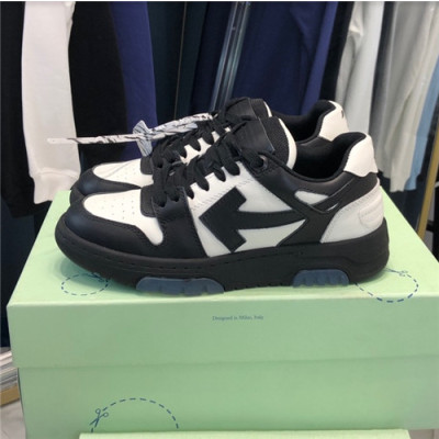 Off-White 2020 Men's Leather Sneakers - 오프화이트 2020 남성용 스니커즈,Size(240-270),OFFS0075,블랙