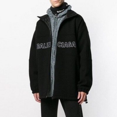 [발렌시아가]Balenciaga 2021 Mens Logo Casual Jackets - 발렌시아가 2021 남성 로고 캐쥬얼 재킷 Bal0921x.Size(xs - l).블랙