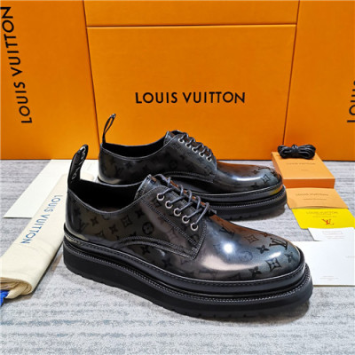 Louis Vuitton 2020 Men's Black Ice Leather Sneakers - 루이비통 2020 남성용 블랙 아이스 레더 스니커즈,Size(240-270),LOUS1721,블랙