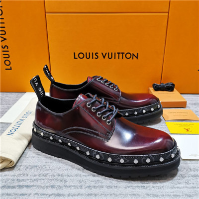 Louis Vuitton 2020 Men's Black Ice Leather Sneakers - 루이비통 2020 남성용 블랙 아이스 레더 스니커즈,Size(240-270),LOUS1725,레드