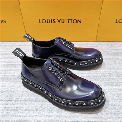Louis Vuitton 2020 Men's Black Ice Leather Sneakers - 루이비통 2020 남성용 블랙 아이스 레더 스니커즈,Size(240-270),LOUS1726,네이비