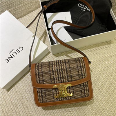 [셀린느]Celine 2020 Women's Mini Shoulder Bag,18cm - 셀린느 2020 여성용 미니 숄더백,18cm,CLNB0667,카키