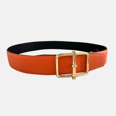 Hermes 2021 Men's Leather Belt - 에르메스 2021 남성용 레더 벨트HERBT0108,오렌지