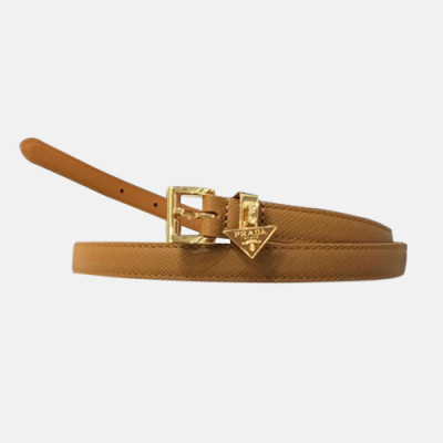 Prada 2021 Women's Leather Belt - 프라다 2021 여성용 레더 벨트,PRABT0048,카멜