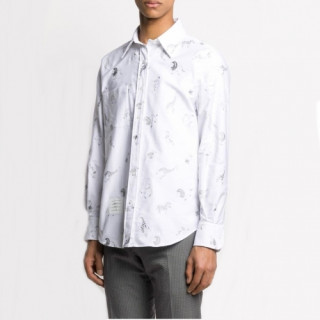 [톰브라운]Thom Browne 2021 Mens Strap Cotton Tshirts - 톰브라운 2021 남성 스트랩 코튼 셔츠 Thom01193x.Size(s - 2xl).화이트