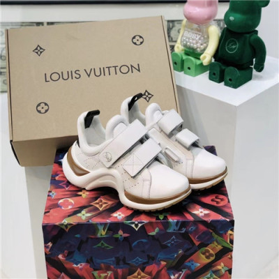 Louis Vuitton 2020 Women's Leather Sneakers - 루이비통 2020 여성용 레더 스니커즈,Size(225-250),LOUS1744,화이트