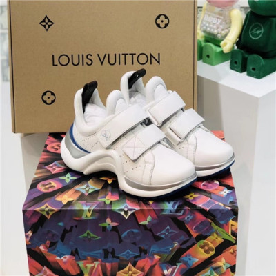 Louis Vuitton 2020 Women's Leather Sneakers - 루이비통 2020 여성용 레더 스니커즈,Size(225-250),LOUS1745,화이트