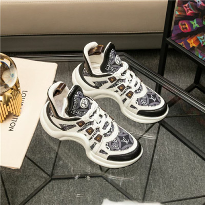 Louis Vuitton 2020 Women's Leather Sneakers - 루이비통 2020 여성용 레더 스니커즈,Size(225-250),LOUS1747,그레이