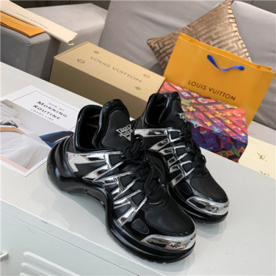 Louis Vuitton 2020 Women's Leather Sneakers - 루이비통 2020 여성용 레더 스니커즈,Size(225-250),LOUS1749,블랙