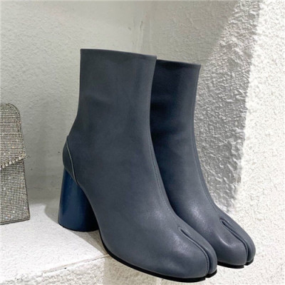 Maison Margiela 2021 Women's Leather Ankle Boots - 메종 마르지엘라 2021 여성용 레더 앵글부츠,Size(225-250),MMS0055,닥크그레이