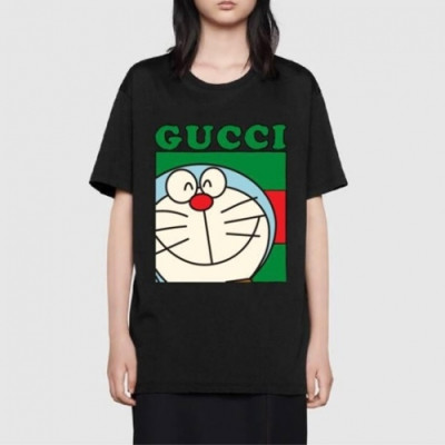 [매장판]Gucci 2021 Mm/Wm Logo Short Sleeved Tshirts - 구찌 2021 남/녀 로고 반팔티 Guc03362x.Size(s - l).블랙