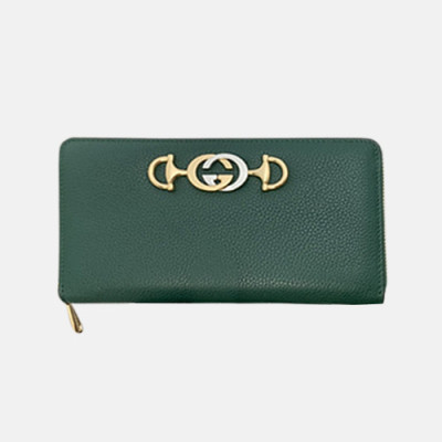 Gucci 2020 Women's Leather Wallet,19cm - 구찌 2020 여성용 레더 장지갑,19cm,GUW0185,그린