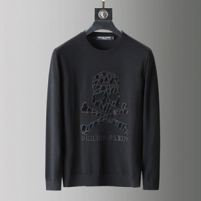 [필립플레인]Philipp plein 2021 Mens Crew-neck Sweaters - 필립플레인 2021 남성 크루넥 스웨터 Phi0138x.Size(m - 3xl).블랙