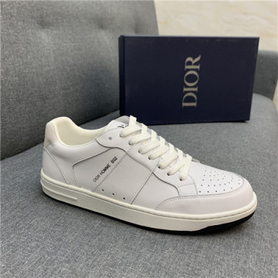 Dior 2021 Men's Leather Sneakers - 디올 2021 남성용 레더 스니커즈,Size(240-270),DIOS0300,화이트