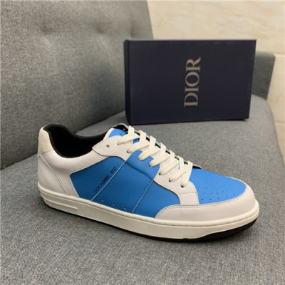 Dior 2021 Men's Leather Sneakers - 디올 2021 남성용 레더 스니커즈,Size(240-270),DIOS0305,블루