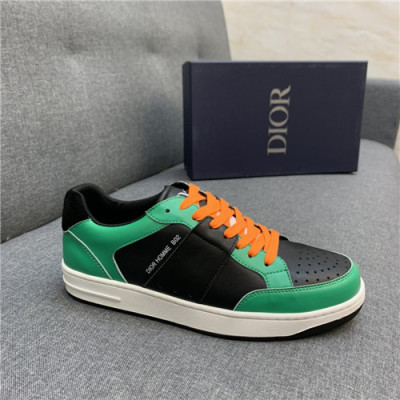 Dior 2021 Men's Leather Sneakers - 디올 2021 남성용 레더 스니커즈,Size(240-270),DIOS0306,그린