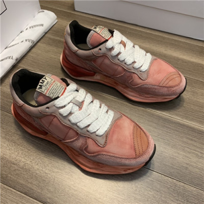 Mihara Yasuhiro 2021 Men's Leather Sneakers - 미하라 야스히로 2021 남성용 레더 스니커즈,Size(240-270),MYS0003,오렌지