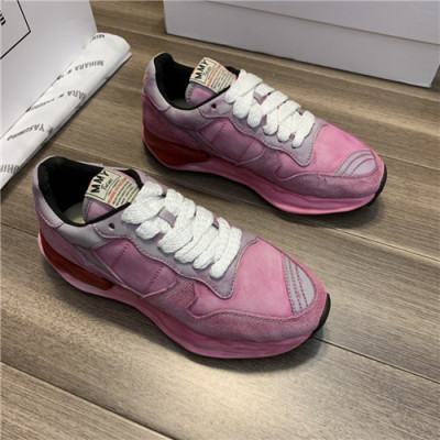 Mihara Yasuhiro 2021 Men's Leather Sneakers - 미하라 야스히로 2021 남성용 레더 스니커즈,Size(240-270),MYS0004,핑크