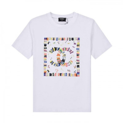 [샤넬]Chanel 2021 Mm/Wm 'CC' Logo Cotton Short Sleeved Tshirts - 샤넬 2021 남/녀 'CC'로고 코튼 반팔티 Cnl0652x.Size(xs - l).화이트