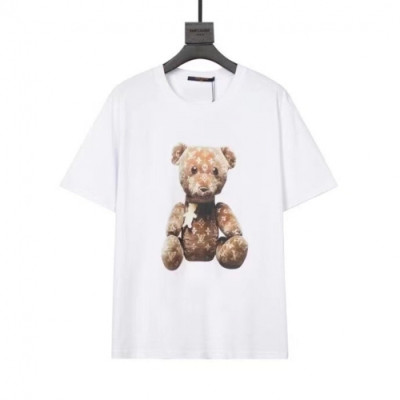 [루이비통]Louis vuitton 2021 Mm/Wm Logo Short Sleeved Tshirts - 루이비통 2021 남/녀 로고 반팔티 Lou02581x.Size(xs - l).화이트