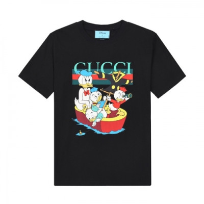 [매장판]Gucci 2021 Mm/Wm Logo Short Sleeved Tshirts - 구찌 2021 남/녀 로고 반팔티 Guc03394x.Size(xs - l).블랙
