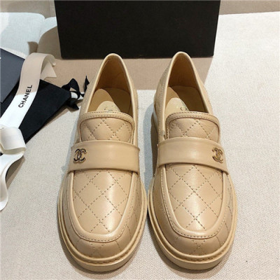 Chanel 2021 Women's Leather Loafer - 샤넬 2021 여성용 레더 로퍼,Size(225-250),CHAS0535,베이지