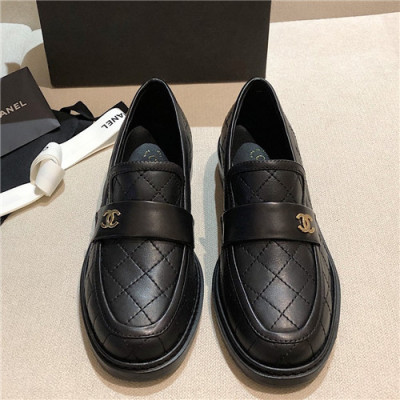 Chanel 2021 Women's Leather Loafer - 샤넬 2021 여성용 레더 로퍼,Size(225-250),CHAS0537,블랙