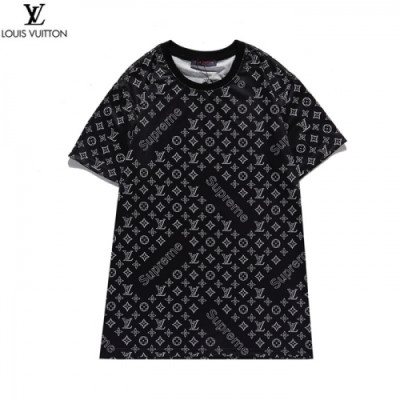 [루이비통]Louis vuitton 2021 Mm/Wm Logo Short Sleeved Tshirts - 루이비통 2021 남/녀 로고 반팔티 Lou02582x.Size(m - 2xl).블랙