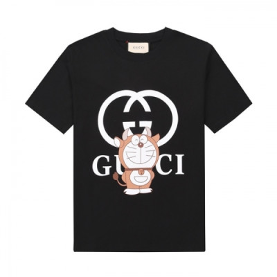 [매장판]Gucci 2021 Mm/Wm Logo Short Sleeved Tshirts - 구찌 2021 남/녀 로고 반팔티 Guc03413x.Size(xs - l).블랙