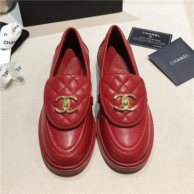 Chanel 2021 Women's Leather Loafer - 샤넬 2021 여성용 레더 로퍼,Size(225-250),CHAS0541,레드