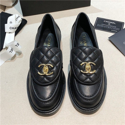 Chanel 2021 Women's Leather Loafer - 샤넬 2021 여성용 레더 로퍼,Size(225-250),CHAS0542,블랙