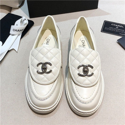 Chanel 2021 Women's Leather Loafer - 샤넬 2021 여성용 레더 로퍼,Size(225-250),CHAS0543,화이트