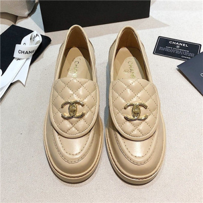 Chanel 2021 Women's Leather Loafer - 샤넬 2021 여성용 레더 로퍼,Size(225-250),CHAS0544,베이지