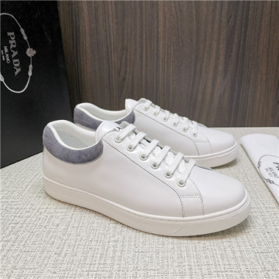 Prada 2021 Men's Leather Sneakers - 프라다 2021 남성용 레더 스니커즈,Size(240-270),PRAS0680,화이트