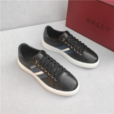 Bally 2021 Men's Leather Sneakers - 발리 2021 남성용 레더 스니커즈,Size(240-270),BALS0139,블랙