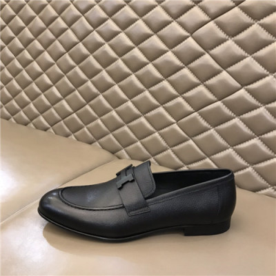 Hermes 2021 Men's Leather Oxford Shoes - 에르메스 2021 남성용 레더 옥스퍼드 슈즈,Size(240-270),HERS0380,블랙