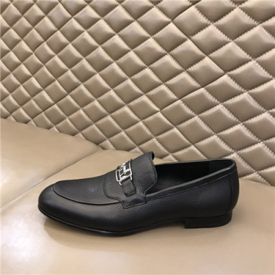 Hermes 2021 Men's Leather Oxford Shoes - 에르메스 2021 남성용 레더 옥스퍼드 슈즈,Size(240-270),HERS0384,블랙